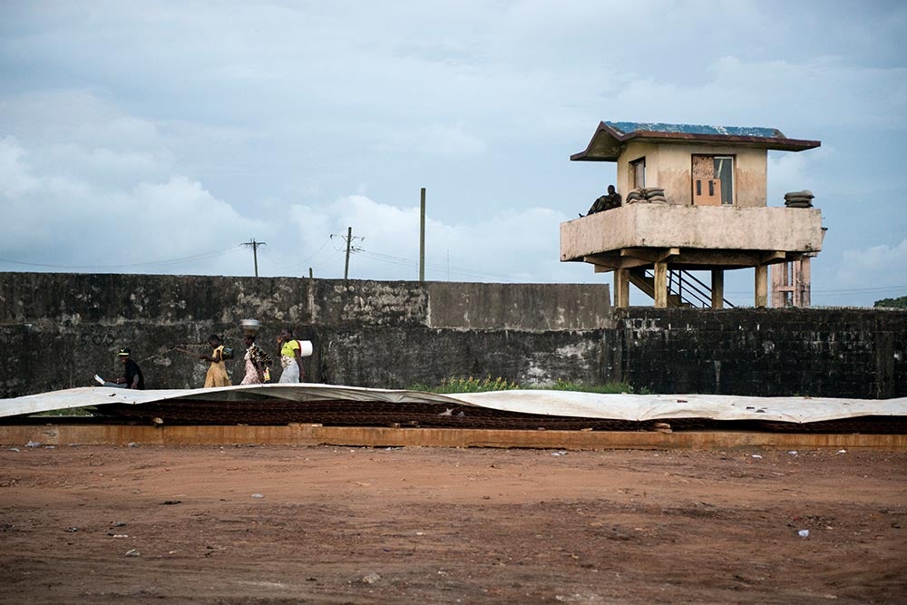 ein Strand in Liberia