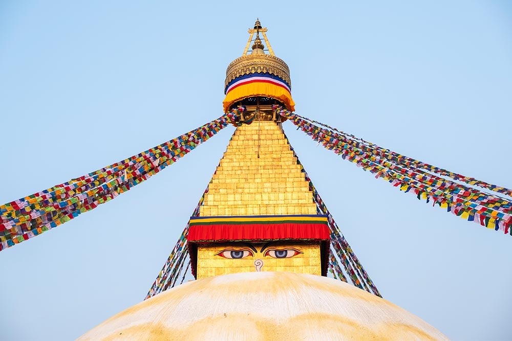 ein Tempel in Nepal